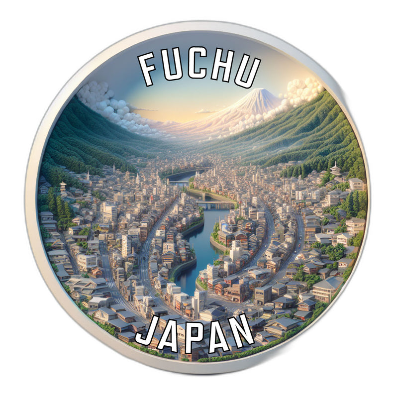 Fuchu Japan Souvenir Vinyl Decal Sticker 2-Inch