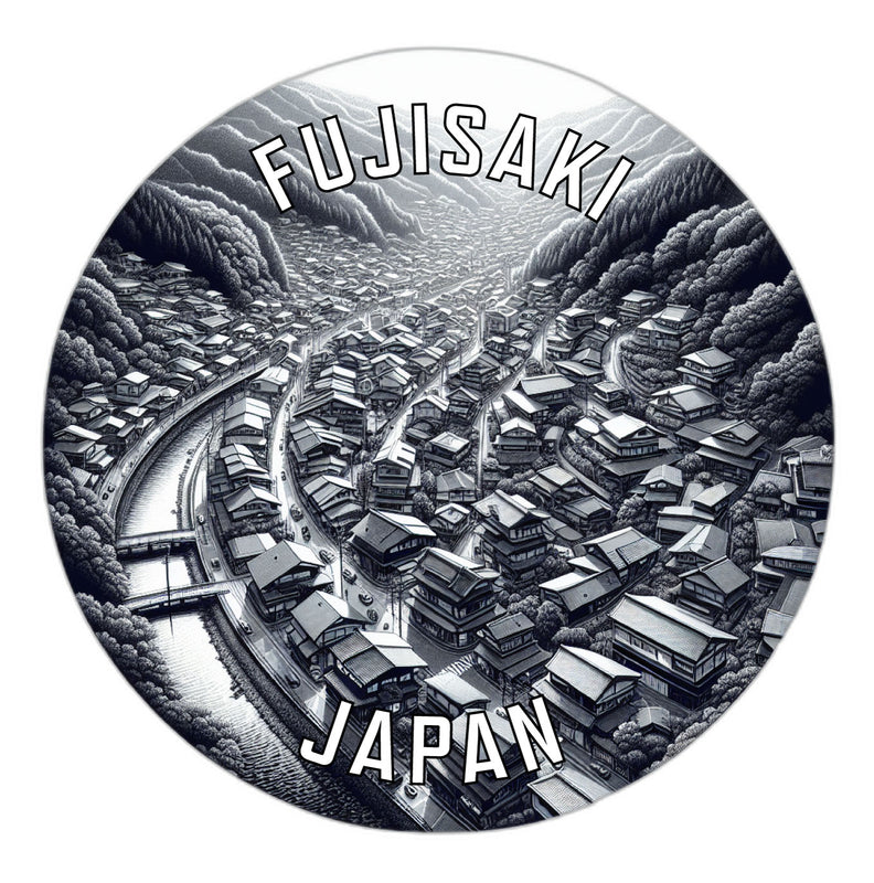 Fujisaki Japan Souvenir Vinyl Decal Sticker 6-Inch
