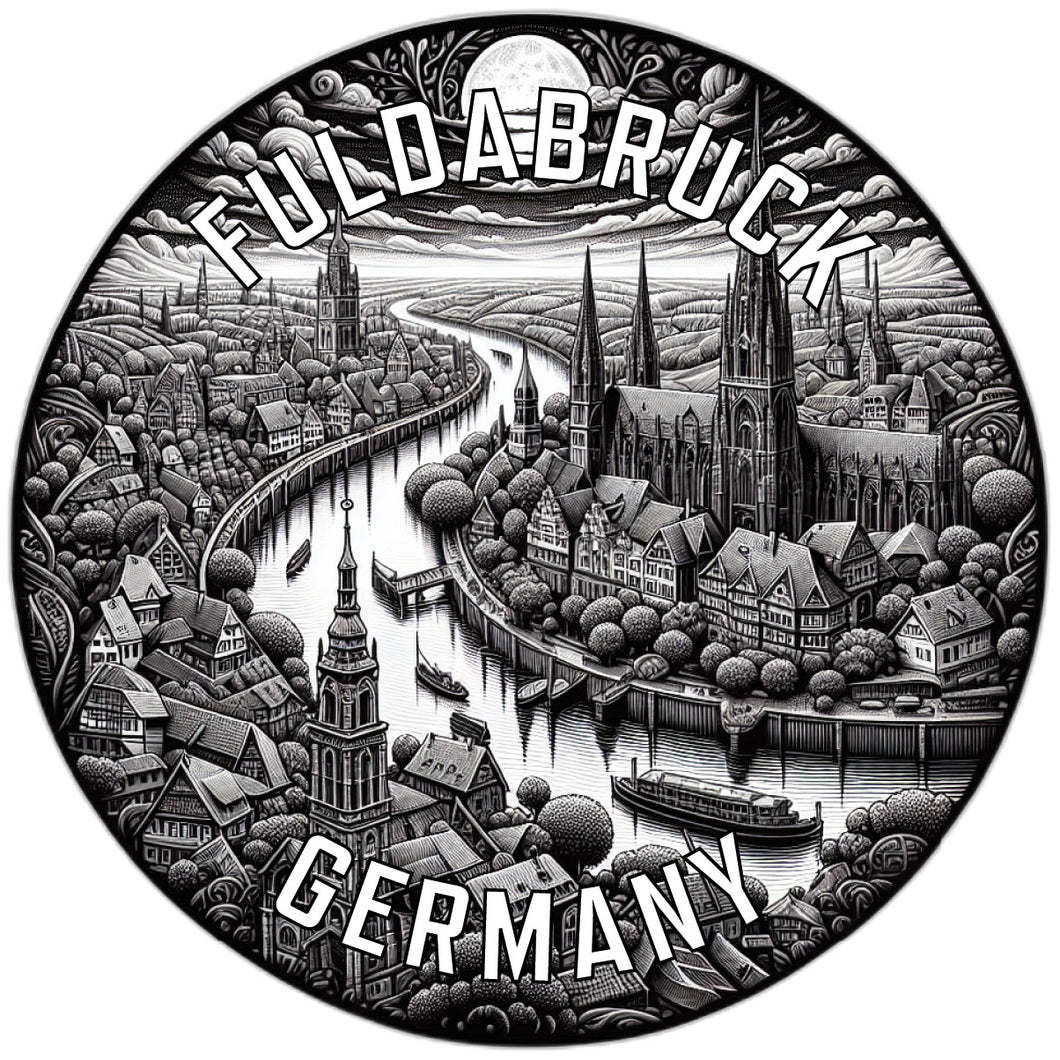 Fuldabruck Germany Souvenir Vinyl Decal Sticker 6-Inch