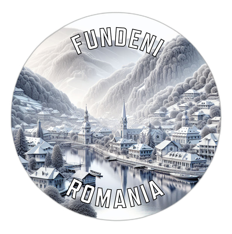 Fundeni Romania Souvenir Vinyl Decal Sticker 2-Inch