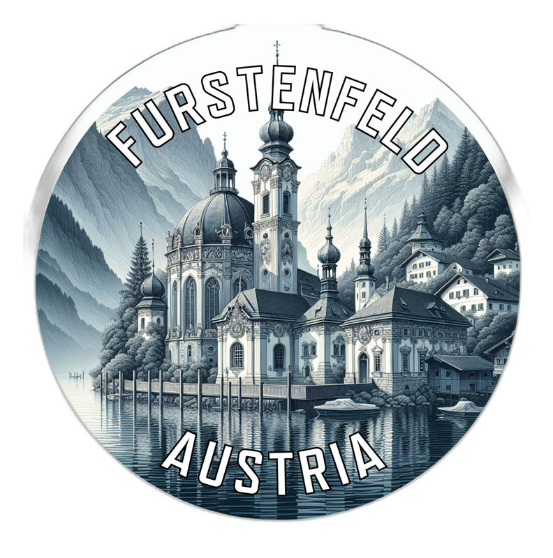 Furstenfeld Austria Souvenir Die Cut Flat Magnet 6-Inch