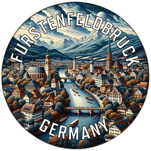 Furstenfeldbruck Germany Souvenir Vinyl Decal Sticker 2-Inch