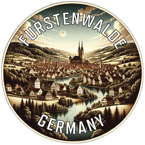 Furstenwalde Germany Souvenir Vinyl Decal Sticker 2-Inch