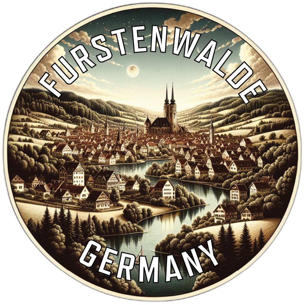 Furstenwalde Germany Souvenir Vinyl Decal Sticker 2-Inch