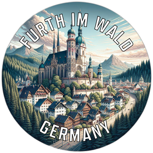 Furth im Wald Germany Souvenir Vinyl Decal Sticker 6-Inch