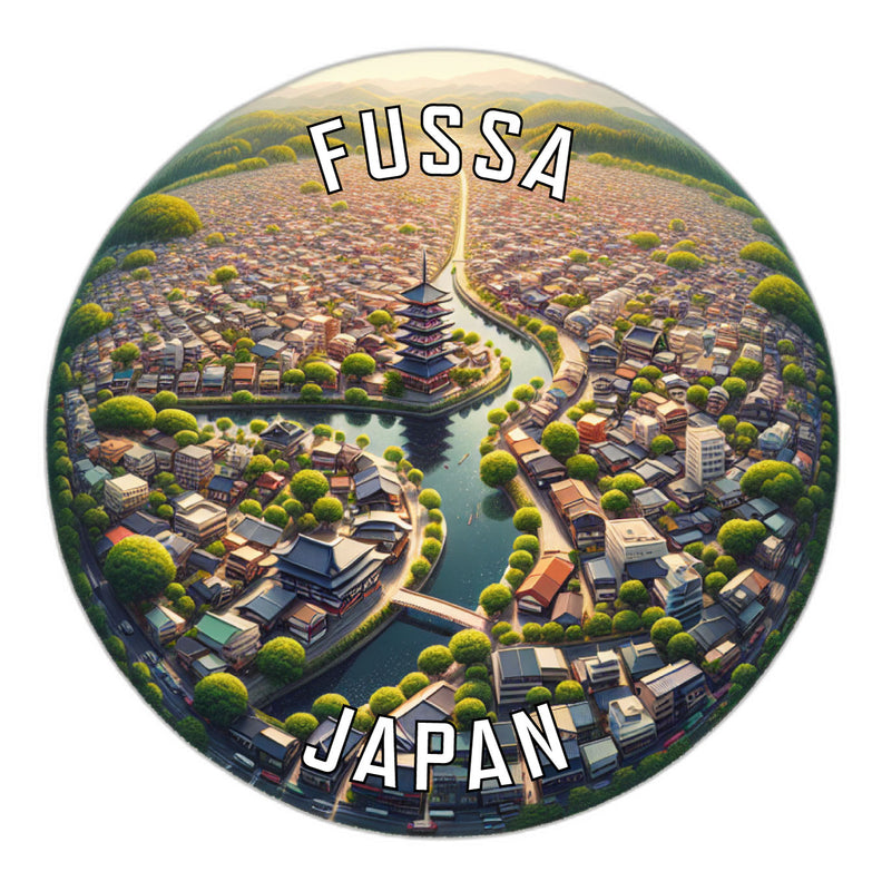 Fussa Japan Souvenir Vinyl Decal Sticker 2-Inch