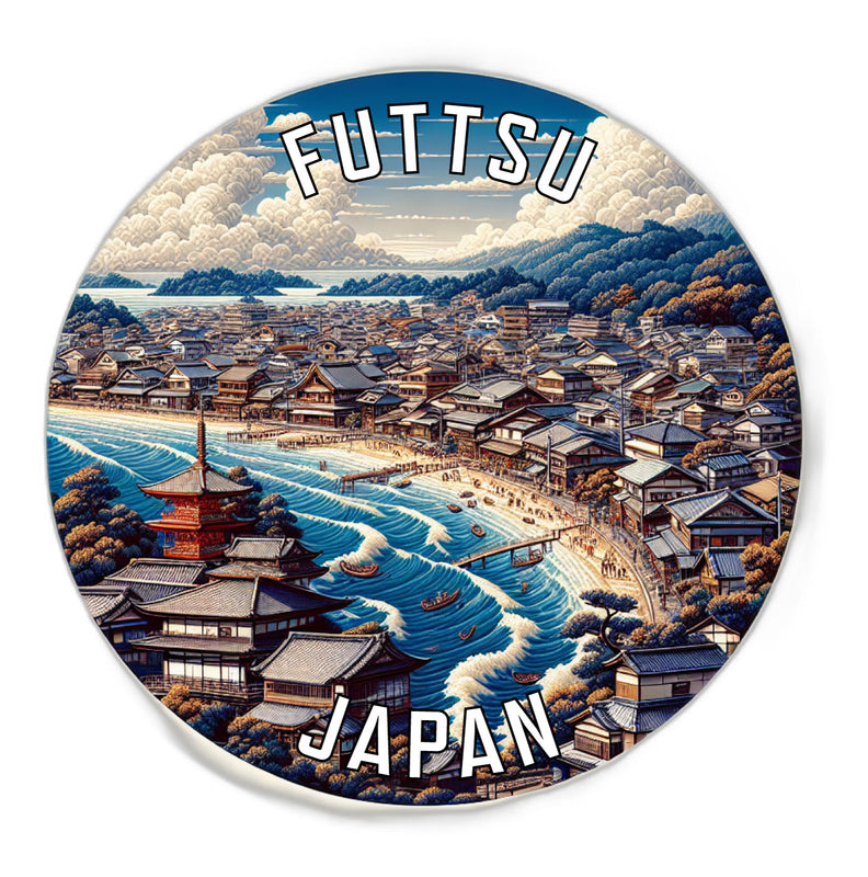 Futtsu Japan Souvenir Vinyl Decal Sticker 6-Inch