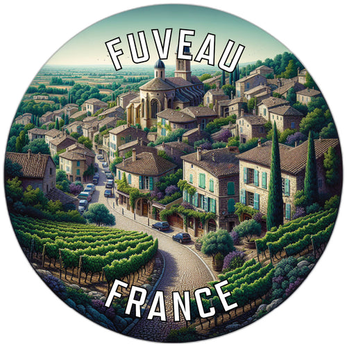 Fuveau France Souvenir Vinyl Decal Sticker 2-Inch