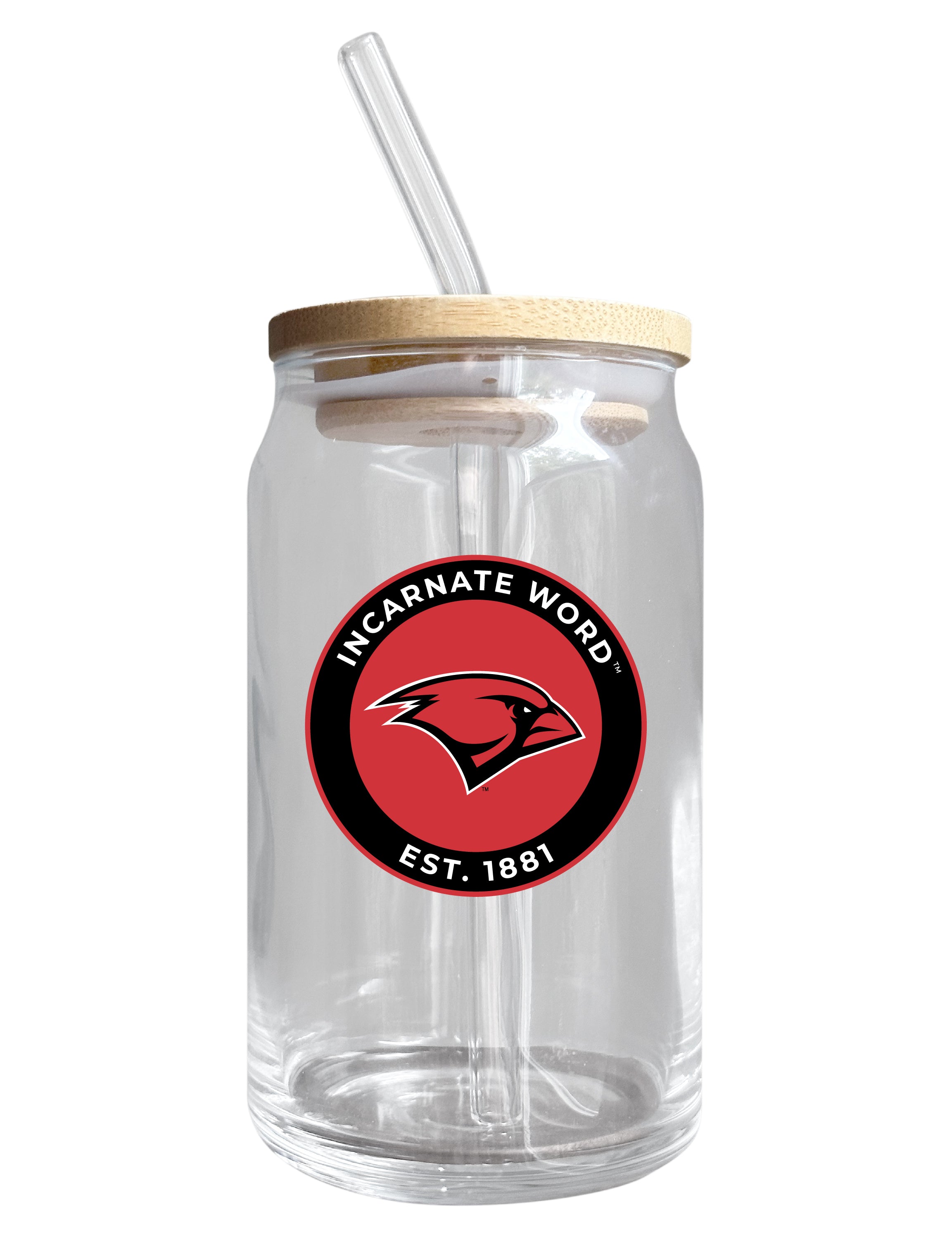 Incarnate Word Cardinals 12 oz Can Glass Officially Licensed Collegiat ...