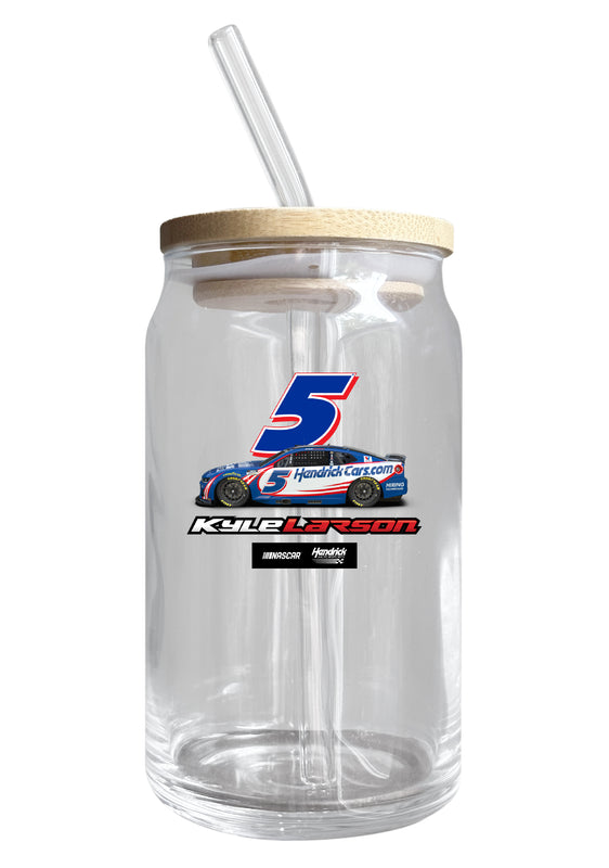 Kyle Larson - Hendricks Cars.com #5 Nascar Offic. Licensed 12 oz Can Glass