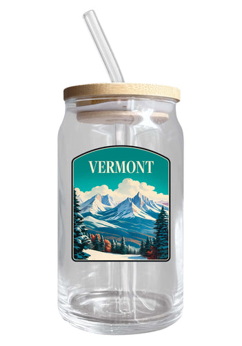 Vermont Design A Souvenir 12 oz Beer Can Glass Single