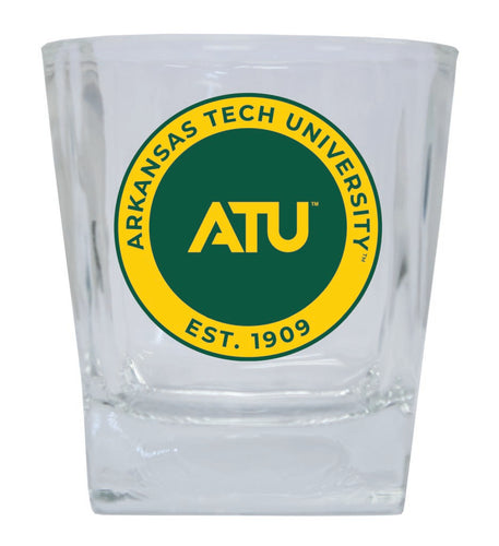 Arkansas Tech University 10 oz Whiskey Rocks Glass Circle Design Officially Licensed Collegiate Product