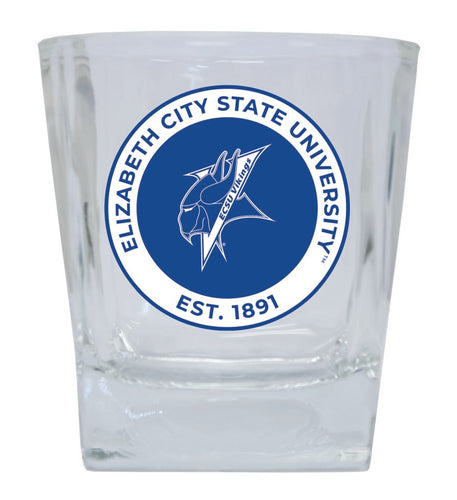Elizabeth City State University 10 oz Whiskey Rocks Glass Circle Design Officially Licensed Collegiate Product
