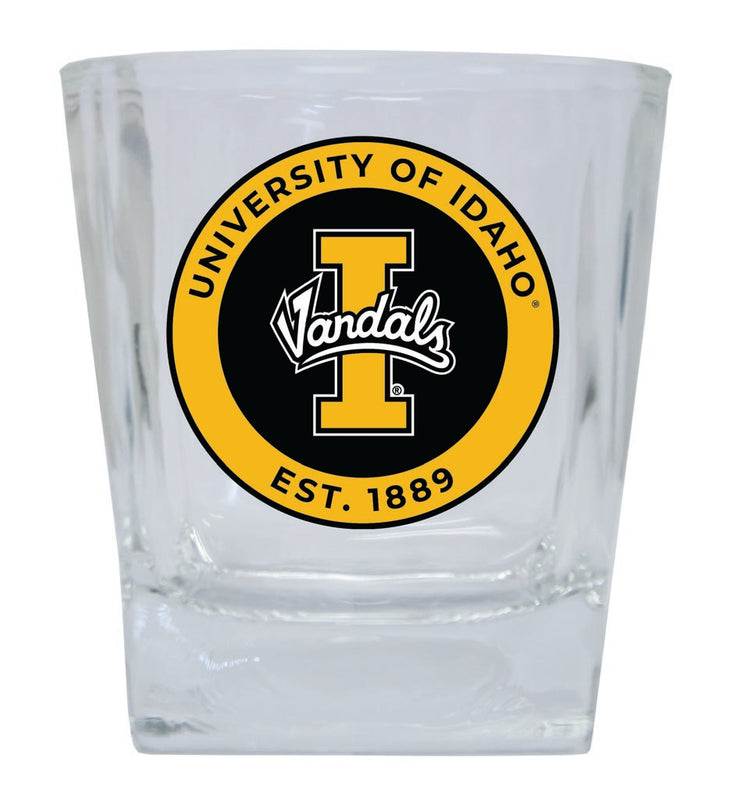 Idaho Vandals 10 oz Whiskey Rocks Glass Circle Design Officially Licensed Collegiate Product