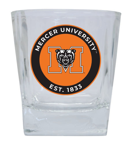 Mercer University 10 oz Whiskey Rocks Glass Circle Design Officially Licensed Collegiate Product 