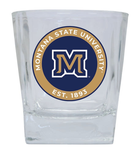Montana State Bobcats 10 oz Whiskey Rocks Glass Circle Design Officially Licensed Collegiate Product