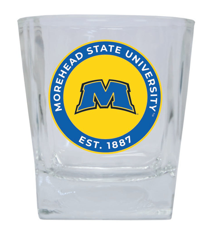 Morehead State University 10 oz Whiskey Rocks Glass Circle Design Officially Licensed Collegiate Product 