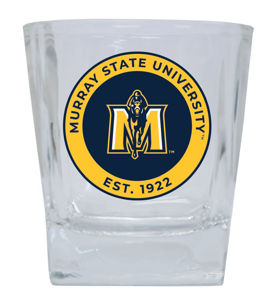 Murray State University 10 oz Whiskey Rocks Glass Circle Design Officially Licensed Collegiate Product 