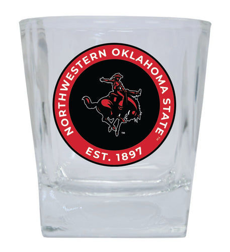 Northwestern Oklahoma State University 10 oz Whiskey Rocks Glass Circle Design Officially Licensed Collegiate Product 