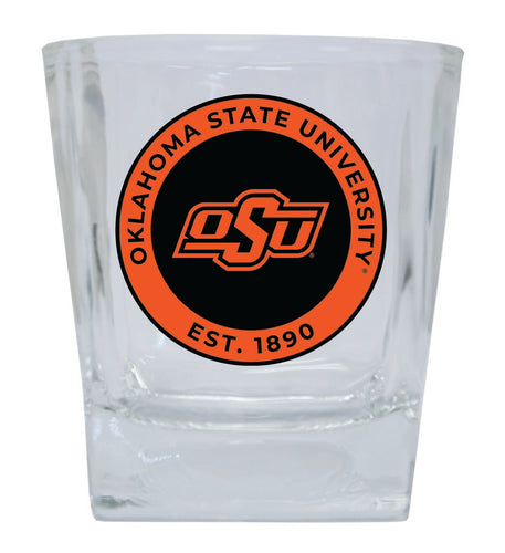 Oklahoma State Cowboys 10 oz Whiskey Rocks Glass Circle Design Officially Licensed Collegiate Product 