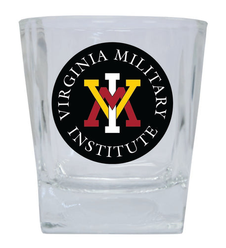 VMI Keydets 10 oz Whiskey Rocks Glass Circle Design Officially Licensed Collegiate Product