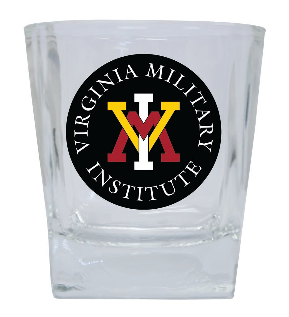 VMI Keydets 10 oz Whiskey Rocks Glass Circle Design Officially Licensed Collegiate Product