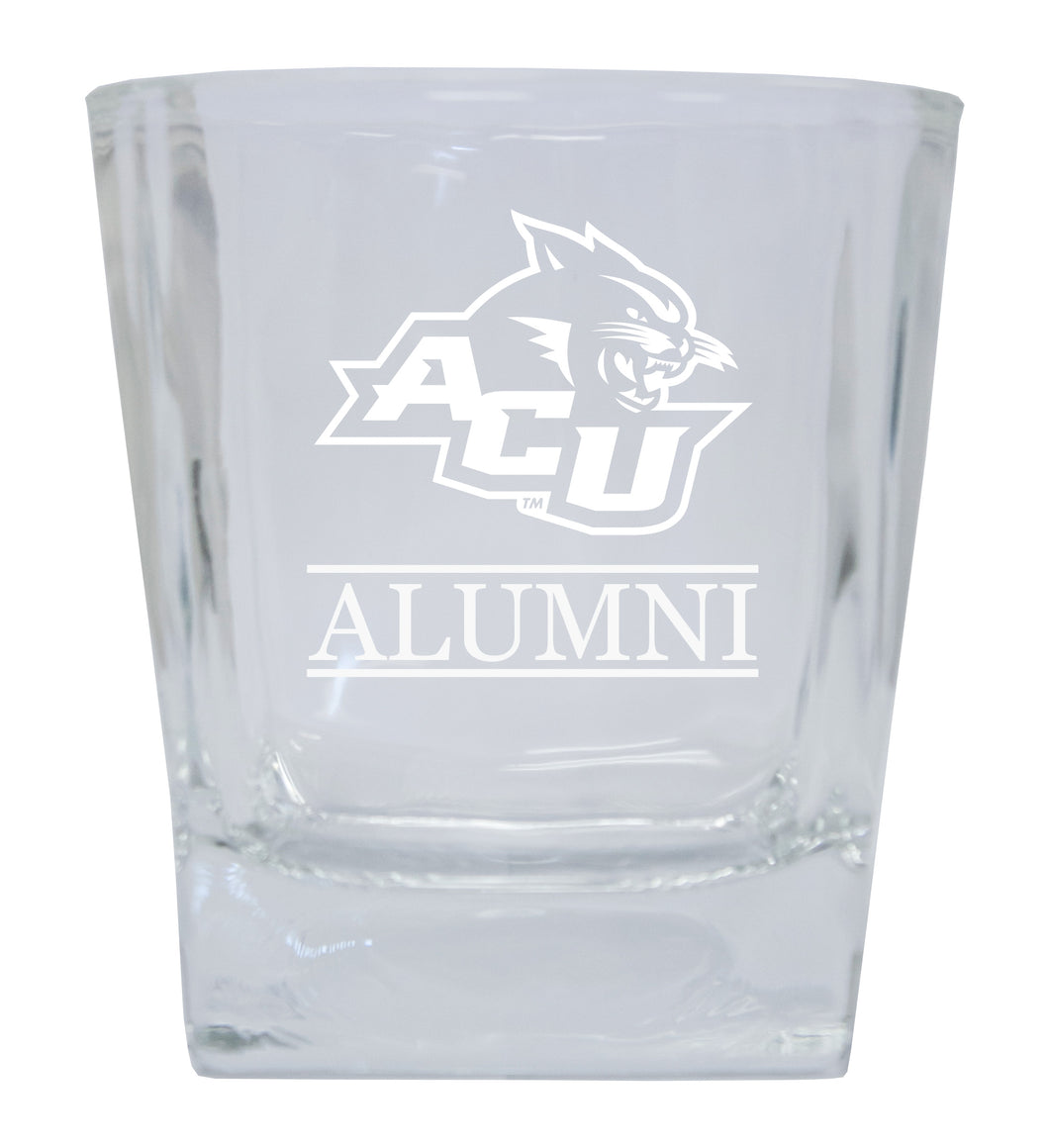 Abilene Christian University  Alumni Elegance 10oz Etched Glass Tumbler