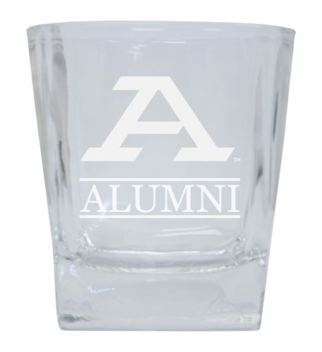 Akron Zips Etched Alumni 8 oz Whiskey Rocks Glass Officially Licensed Collegiate Product Single Unit