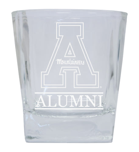 Appalachian State  Alumni Elegance 10oz Etched Glass Tumbler