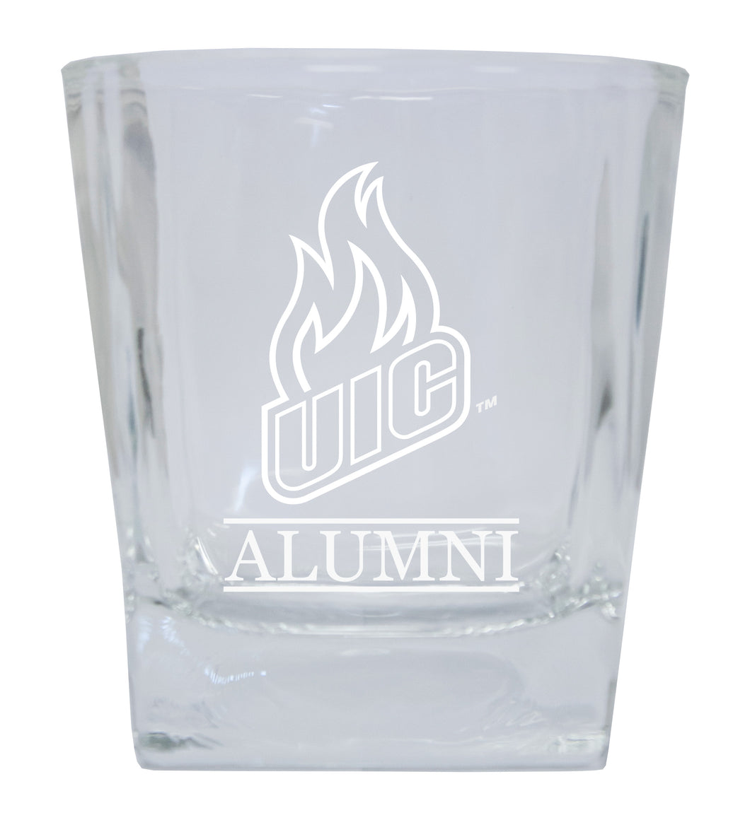 University of Illinois at Chicago Alumni Elegance - 5 oz Etched Shooter Glass Tumbler