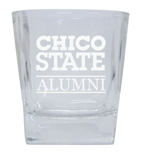 California State University Etched Alumni 8 oz Whiskey Rocks Glass Officially Licensed Collegiate Product 2-Pack