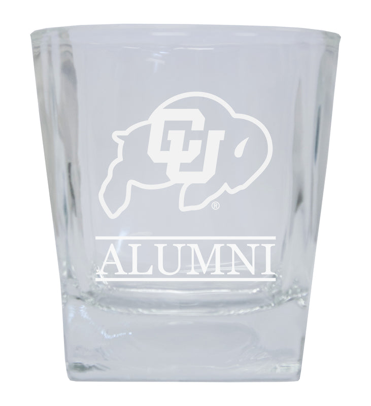 Colorado Buffaloes  Alumni Elegance 10oz Etched Glass Tumbler