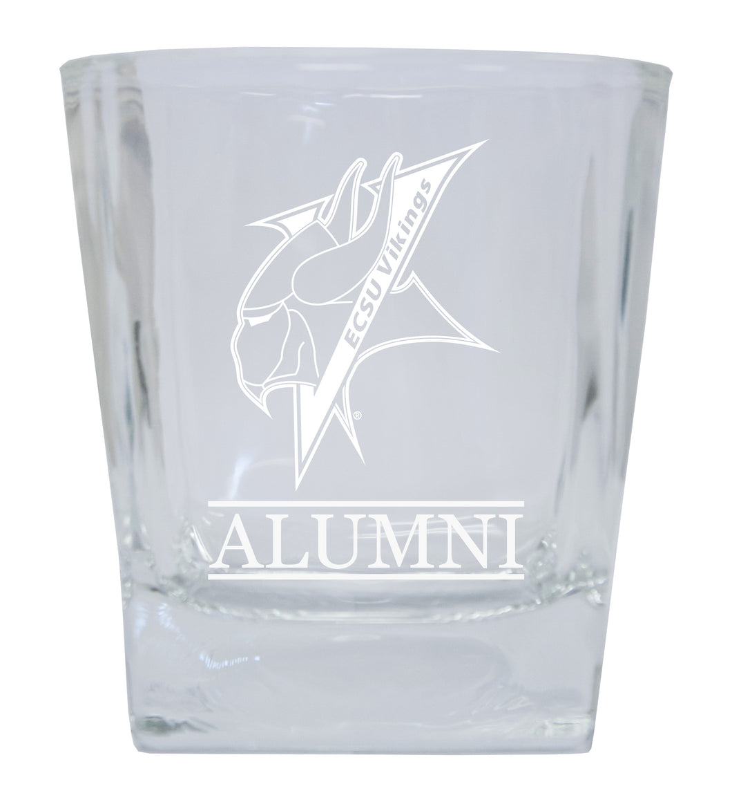 Elizabeth City State University  Alumni Elegance 10oz Etched Glass Tumbler