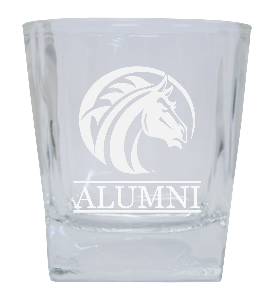 Fayetteville State University  Alumni Elegance 10oz Etched Glass Tumbler