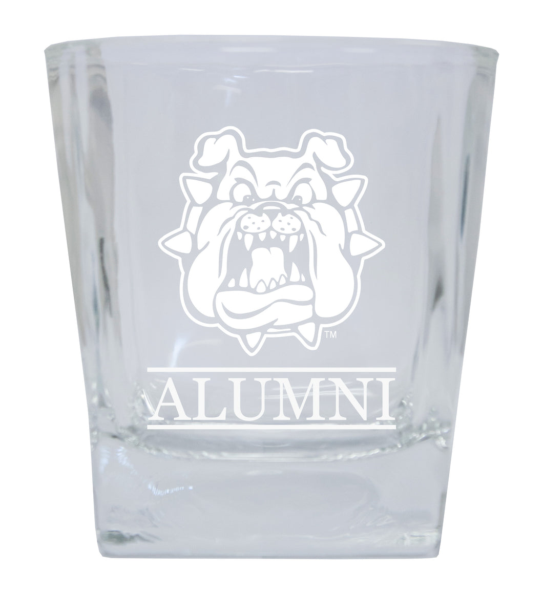 Fresno State Bulldogs  Alumni Elegance 10oz Etched Glass Tumbler
