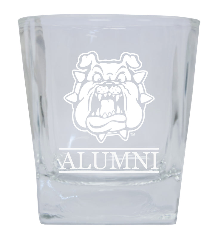 Fresno State Bulldogs  Alumni Elegance 10oz Etched Glass Tumbler