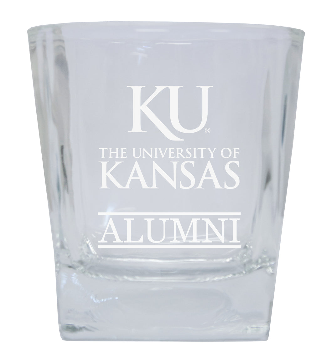 Kansas Jayhawks Alumni Elegance - 5 oz Etched Shooter Glass Tumbler