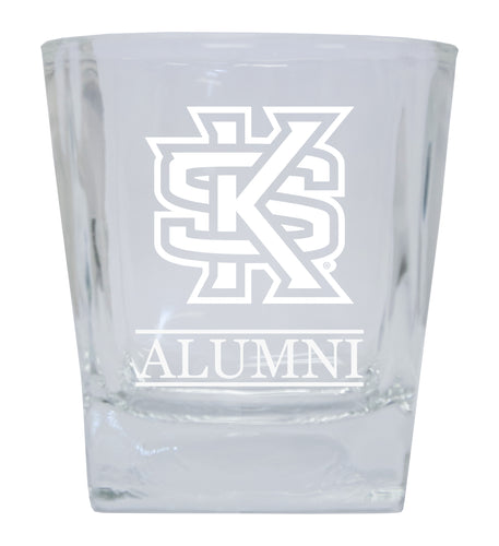 Kennesaw State University  Alumni Elegance 10oz Etched Glass Tumbler