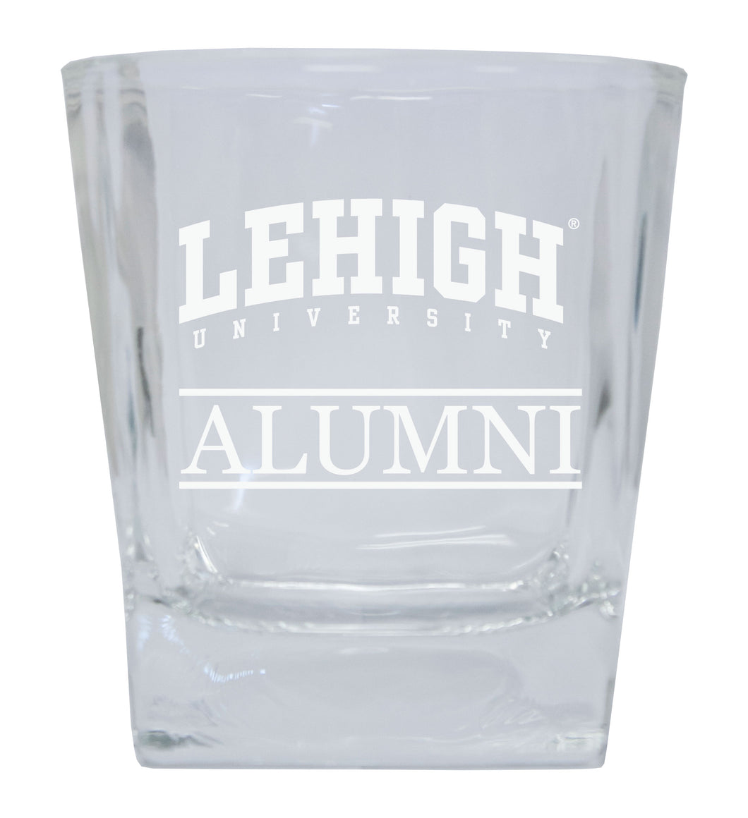 Lehigh University Mountain Hawks Etched Alumni 8 oz Whiskey Rocks Glass Officially Licensed Collegiate Product Single Unit