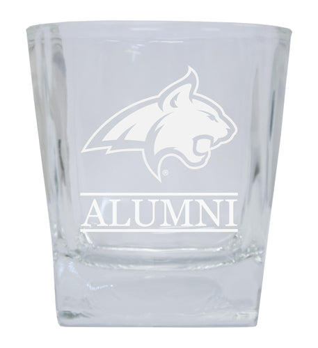 Montana State Bobcats  Alumni Elegance 10oz Etched Glass Tumbler