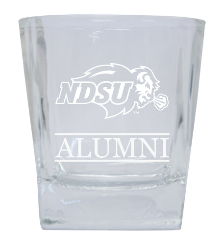 North Dakota State Bison  Alumni Elegance 10oz Etched Glass Tumbler