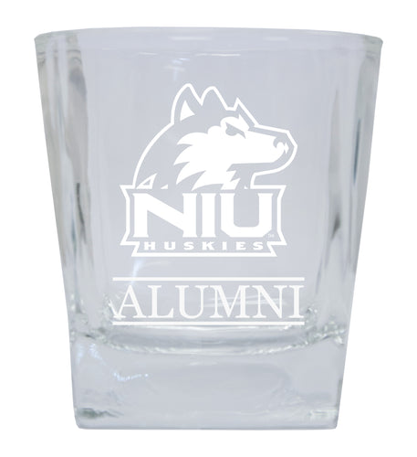Northern Illinois Huskies  Alumni Elegance 10oz Etched Glass Tumbler