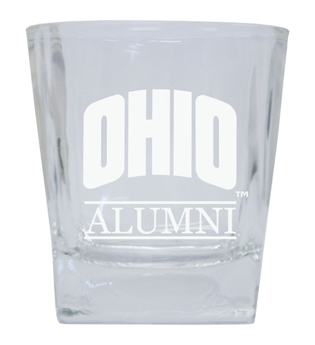 Ohio University Etched Alumni 8 oz Whiskey Rocks Glass Officially Licensed Collegiate Product Single Unit