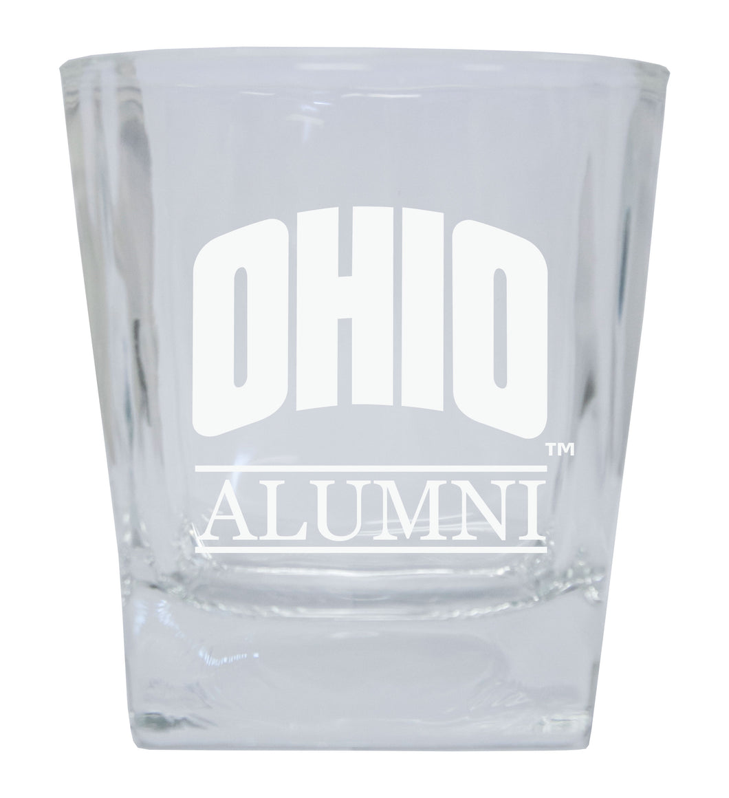 Ohio University Etched Alumni 8 oz Whiskey Rocks Glass Officially Licensed Collegiate Product Single Unit