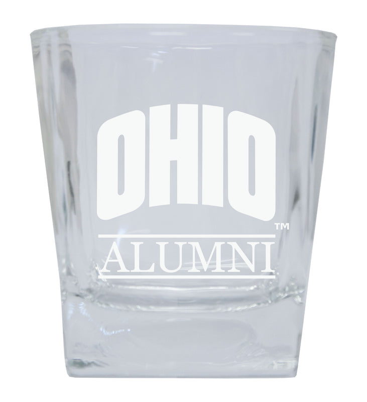 Ohio University Etched Alumni 8 oz Whiskey Rocks Glass Officially Licensed Collegiate Product Single Unit