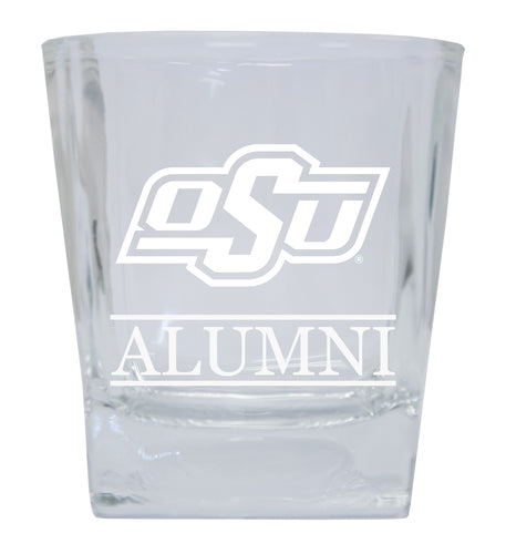 Oklahoma State Cowboys  Alumni Elegance 10oz Etched Glass Tumbler