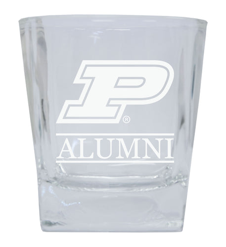 Purdue Boilermakers Etched Alumni 8 oz Whiskey Rocks Glass Officially Licensed Collegiate Product Single Unit