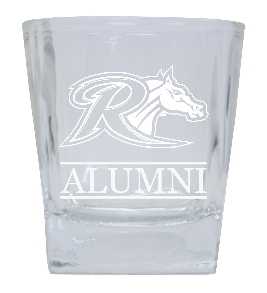 Rider University Broncs Alumni Elegance - 5 oz Etched Shooter Glass Tumbler