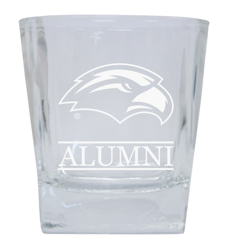 Southern Mississippi Golden Eagles  Alumni Elegance 10oz Etched Glass Tumbler
