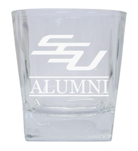 Savannah State University  Alumni Elegance 10oz Etched Glass Tumbler